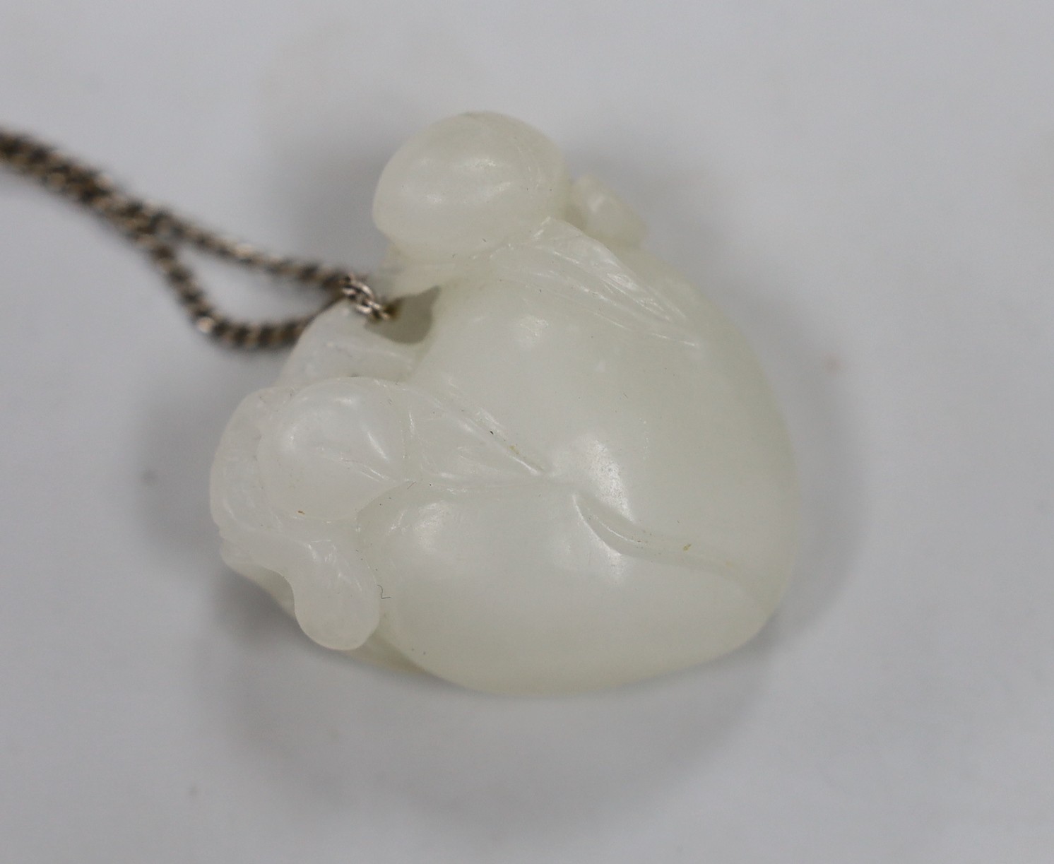 A Chinese white jade 